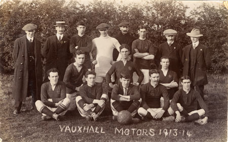 Vauxhall Works Football Team 1914
